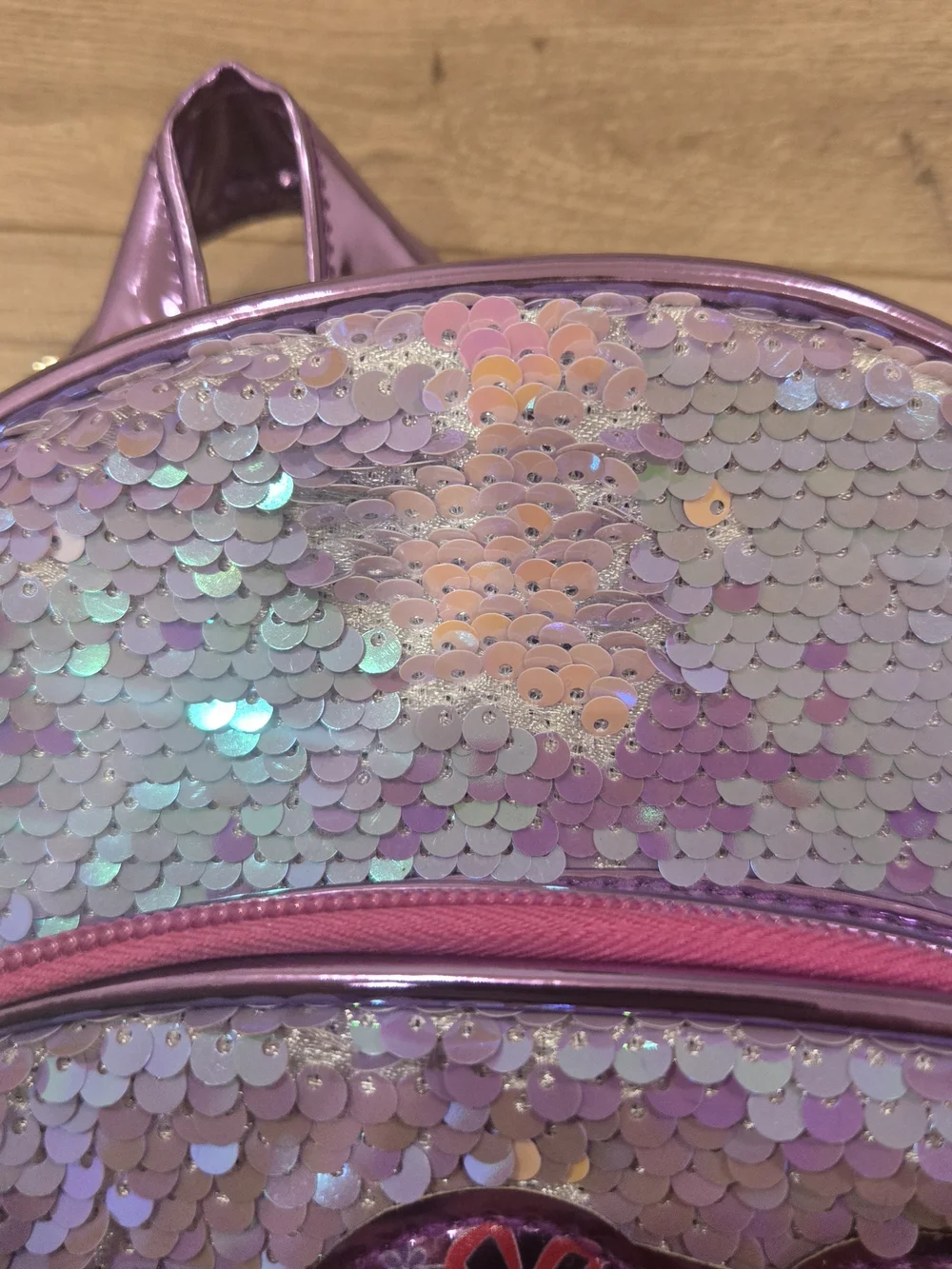 NWT Disney Encanto Sequined Purple Mini Backpack Bag Mirabel Madrigal Family